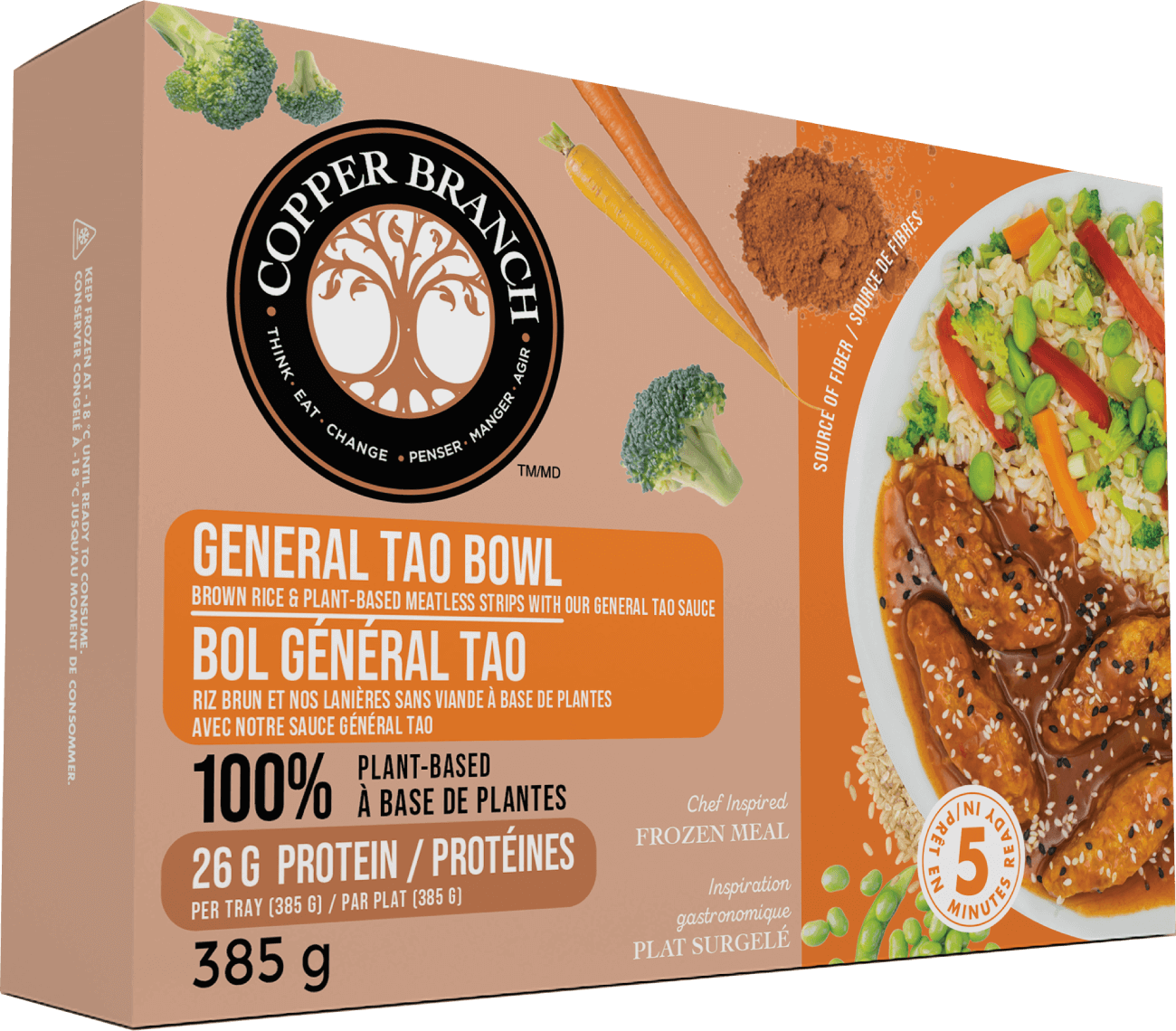General Tao Bowl frozen meal